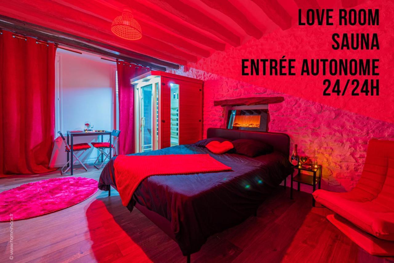 Love Room - Sauna - Secret Suite Au Calme エタンプ エクステリア 写真